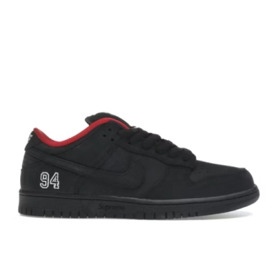 PKGoden SB Dunk Low x Supreme 94 Black HQ8487-001 01