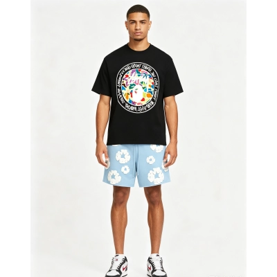 Bape T-Shirt P120217 and Denim Tears Shorts P2708601 Suit 01