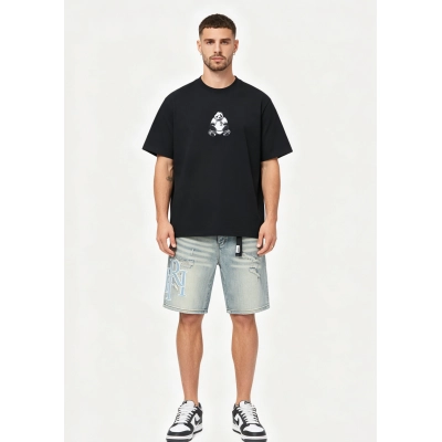 AMIRI PARIS T-shirt h14032 and Shorts AM609 Suit 01