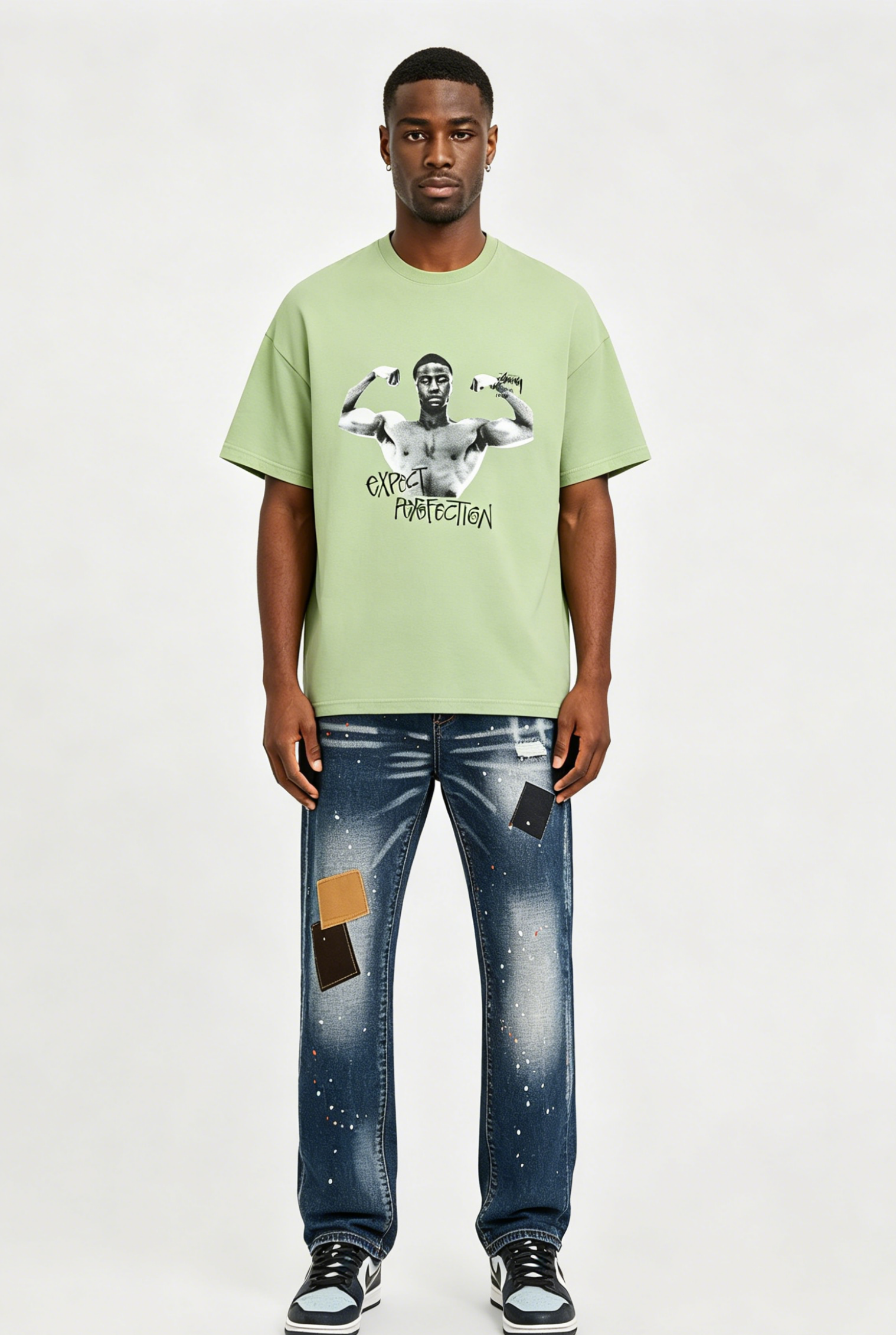 Stussy T-shirt XB961 and Dsquared2 Jeans 2010 Suit