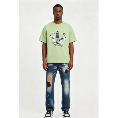 Stussy T-shirt XB961 and Dsquared2 Jeans 2010 Suit 01