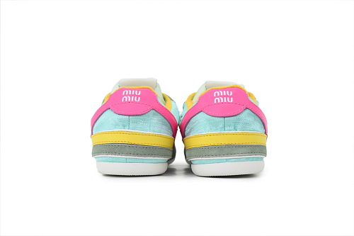 PKGoden Miu Miu Wmns Gymnasium Sneaker Anise Fuchsia