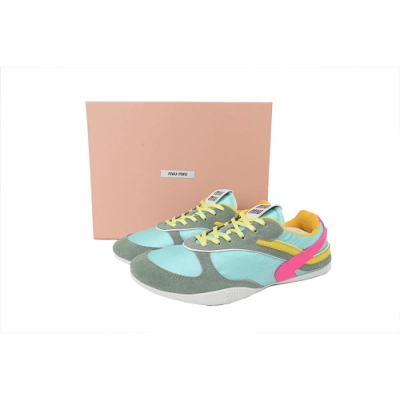 PKGoden Miu Miu Wmns Gymnasium Sneaker Anise Fuchsia 02