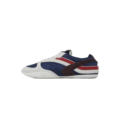 PKGoden Miu Miu Wmns Gymnasium Sneaker Baltic blue/burgundy 01