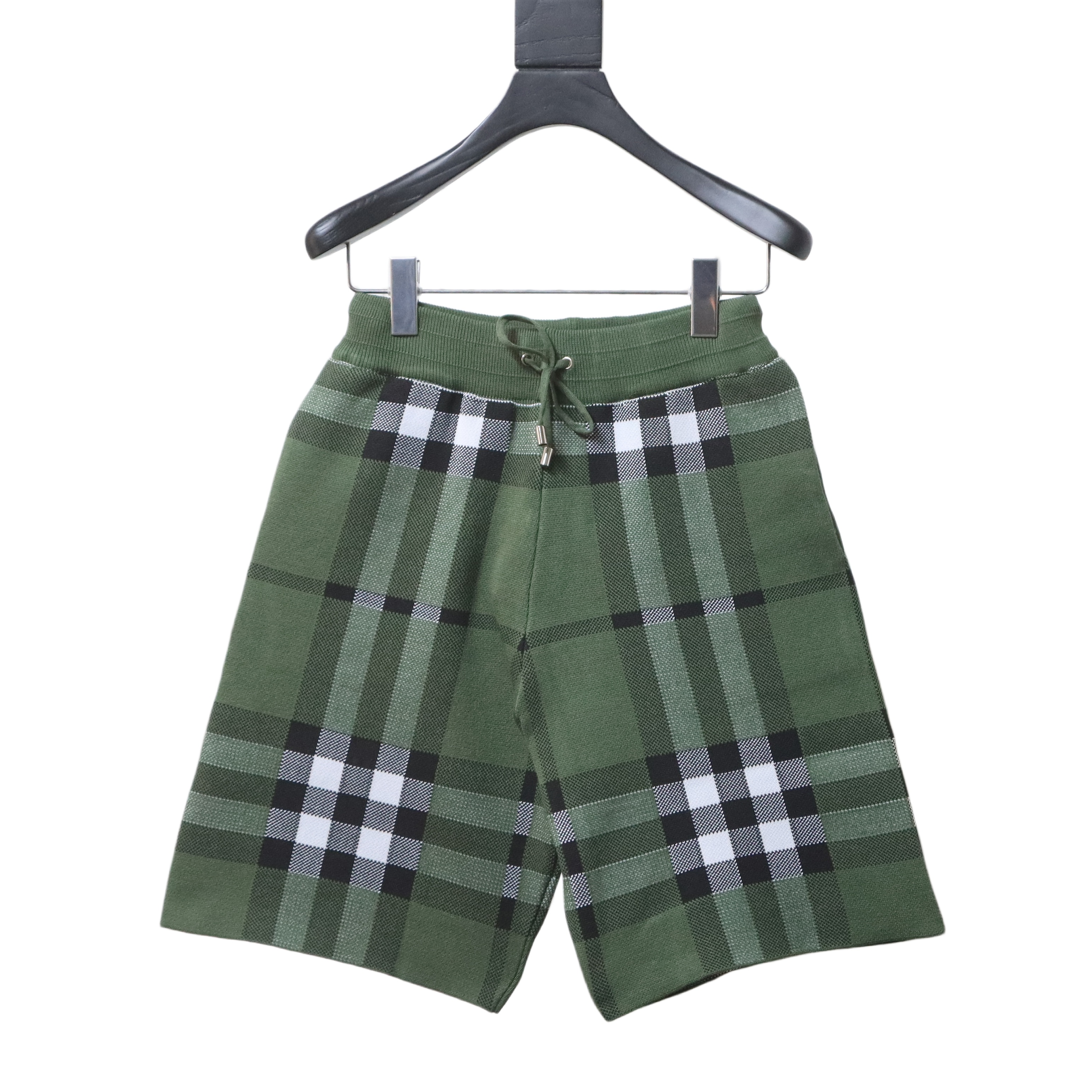 Burberry T-shirt 26ss Knight print and Large check knit Shorts Suit