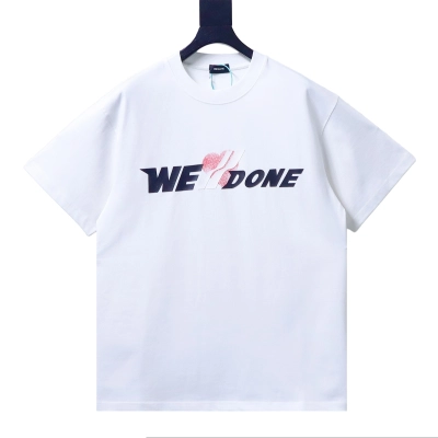 WE11DONE T-shirt 23SS Heart Letters and RTA Shorts RA918 Suit 02