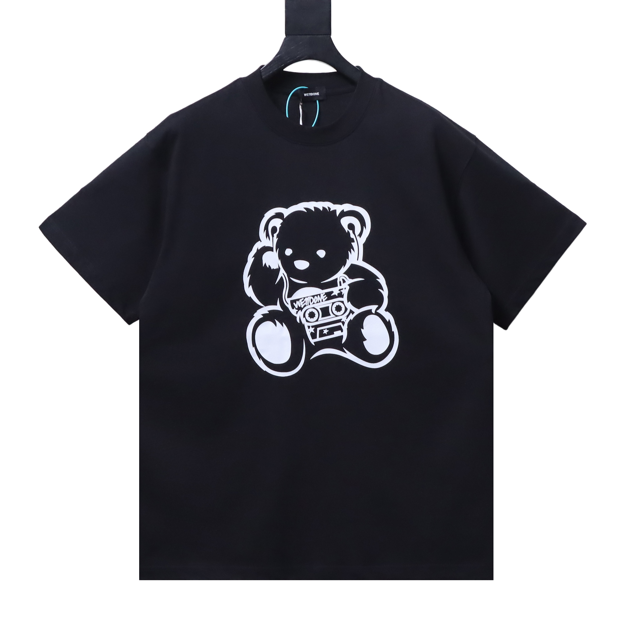WE11DONE T-shirt Teddy Bear and RTA Shorts RA915 Suit