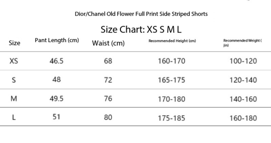 Dior T-shirt 26ss Doodle letters and Full-printed presbyopia Shorts Suit