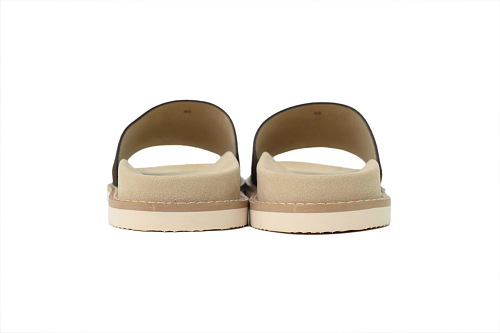 PKGoden Brunello Cucinelli Suede 1Slide Sandals Coffee