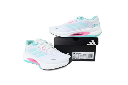 OG Velostar Leisure Running Shoes White Blue Pink KH5347