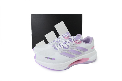 OG Velostar Leisure Running Shoes White Purple KI6017