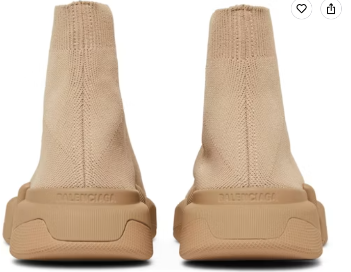 PKGoden Balenciaga Speed 2.0 Sneaker Beige 617196-W2DB1-9710