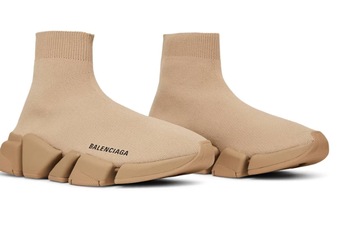 PKGoden Balenciaga Speed 2.0 Sneaker Beige 617196-W2DB1-9710