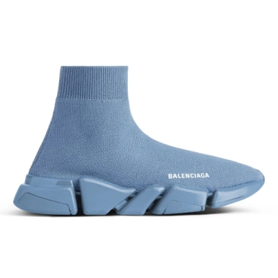PKGoden Balenciaga Speed 2.0 Sneaker Blue 01