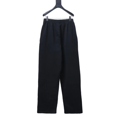 Balenciaga 26SS Double-Layer Tape Pants Black 02