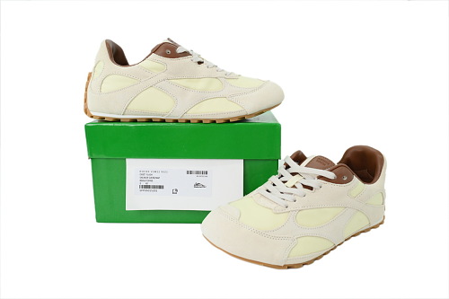 Bottega Veneta 2th Orbit Sneaker Beige Coffee 838384 V3MS2 9321