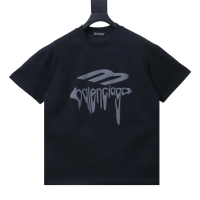 Balenciaga 3B Dissolving Letters Short Sleeve T-Shirt 02