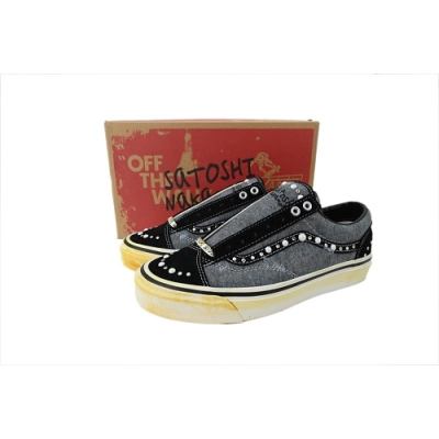 SATOSHI NAKAMOTO x Vans Old Skool Reissue 36 Speckled Moving Blanket Grey 02