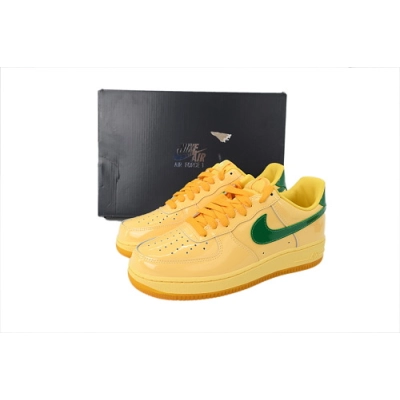 GET Air Force 1 Low Patent Leather Topaz Gold IO4489-700 02
