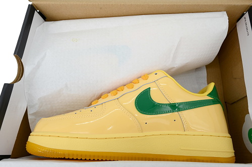 GET Air Force 1 Low Patent Leather Topaz Gold IO4489-700