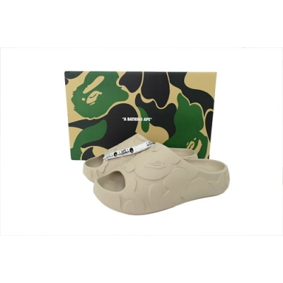A BATHING APE SLIDES Beige  02