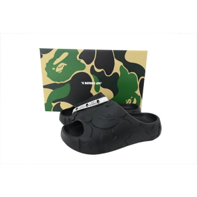A BATHING APE SLIDES Black 02