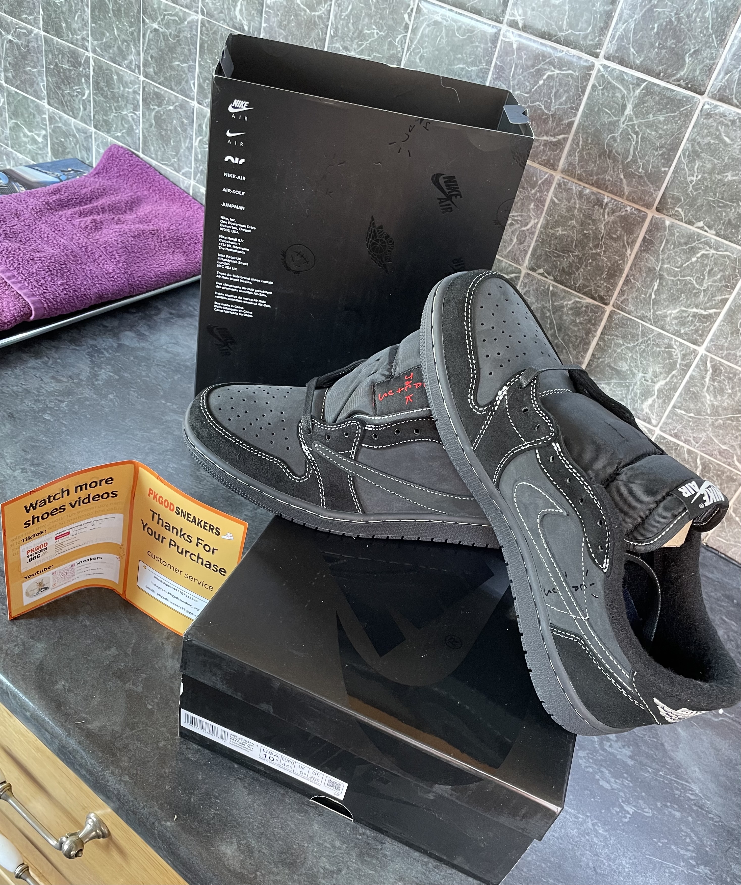 PKGoden Jordan 1 Retro Low OG SP Travis Scott Black Phantom DM7866-001 review Keith Barnett 01