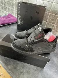 PKGoden Jordan 1 Retro Low OG SP Travis Scott Black Phantom DM7866-001 review 1