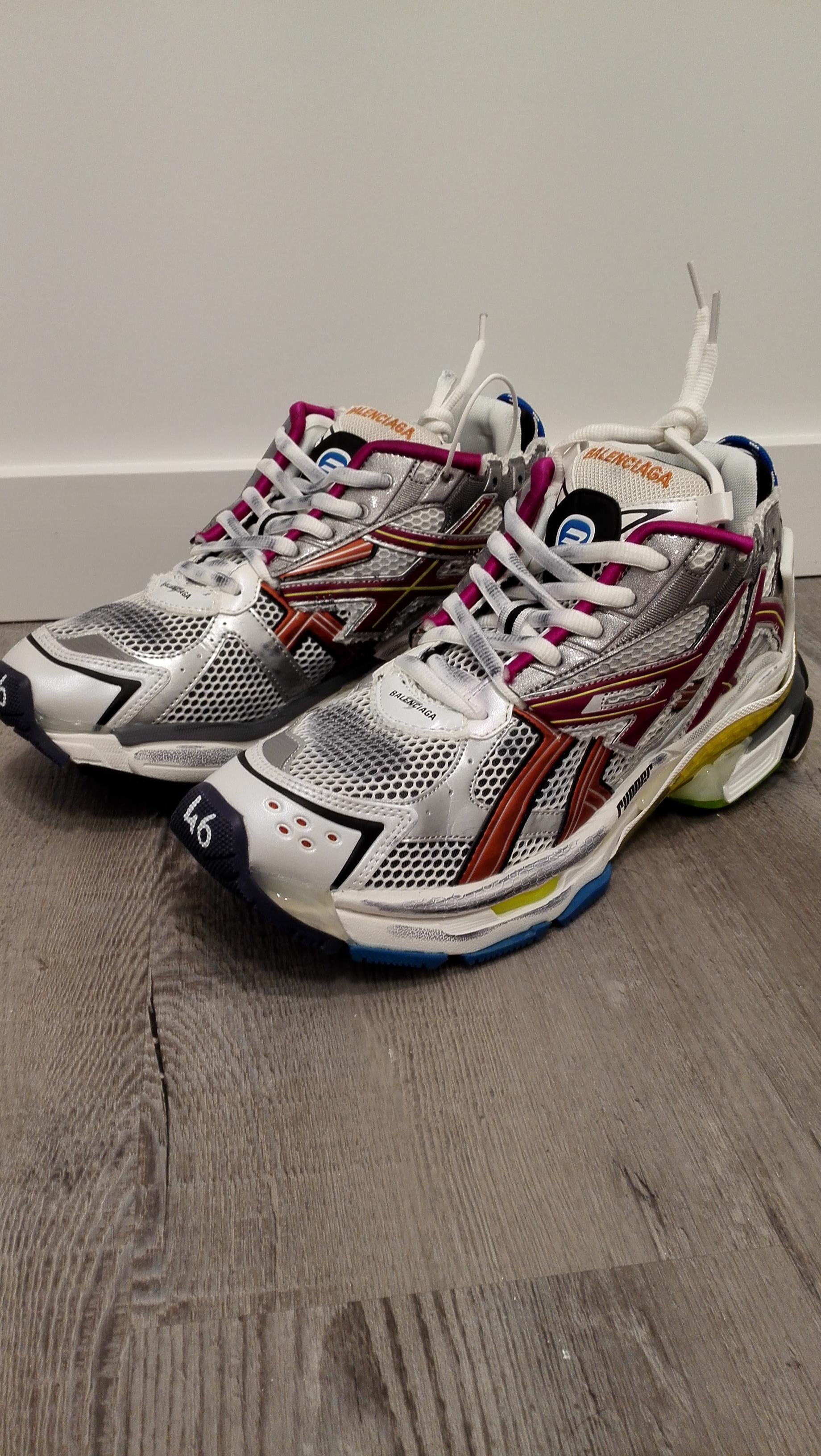 PKGoden Balenciaga 7th Runner Silver Purple 677403W3RB68123 review Noll Goff