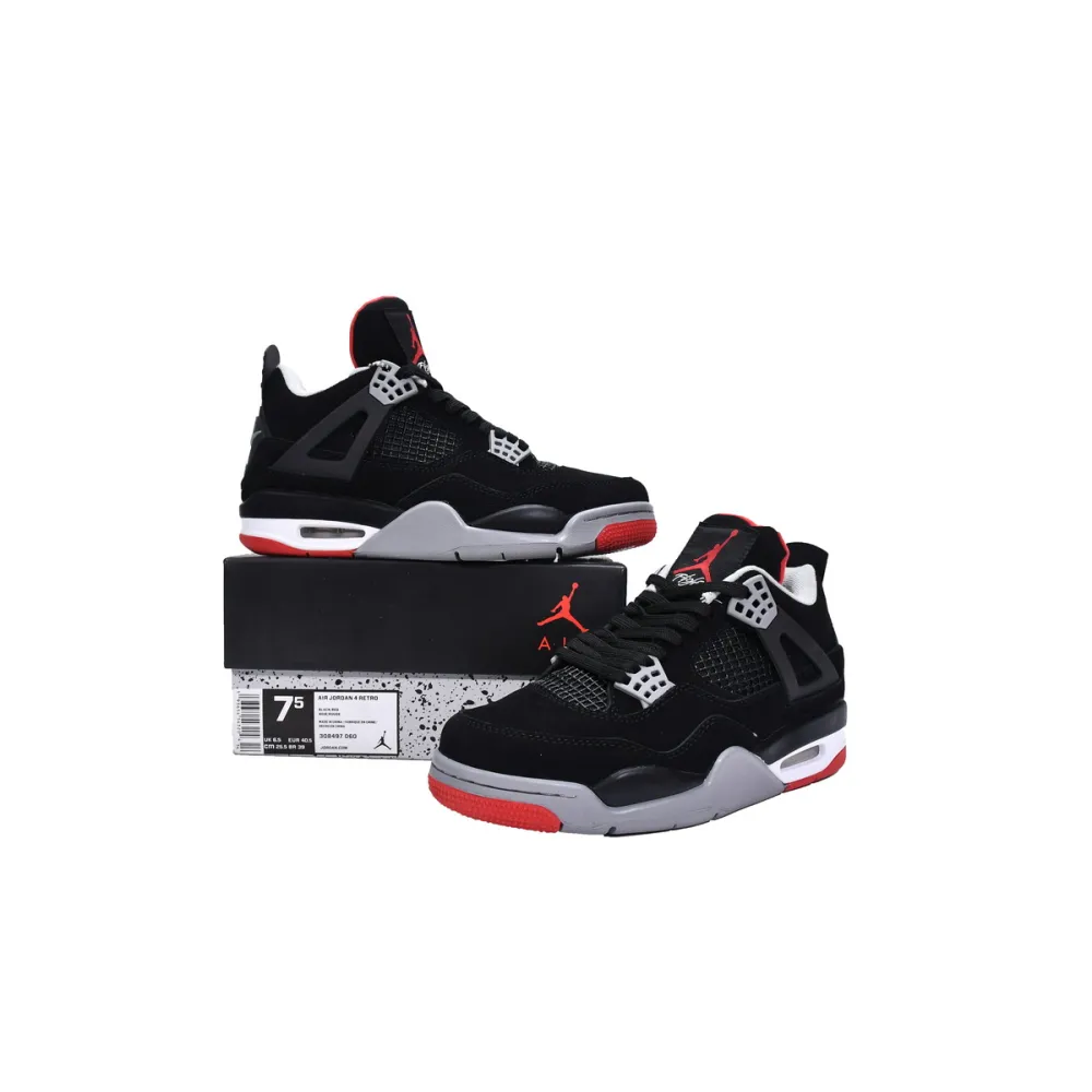 Jordan 4 Retro Bred (2019) 308497-060