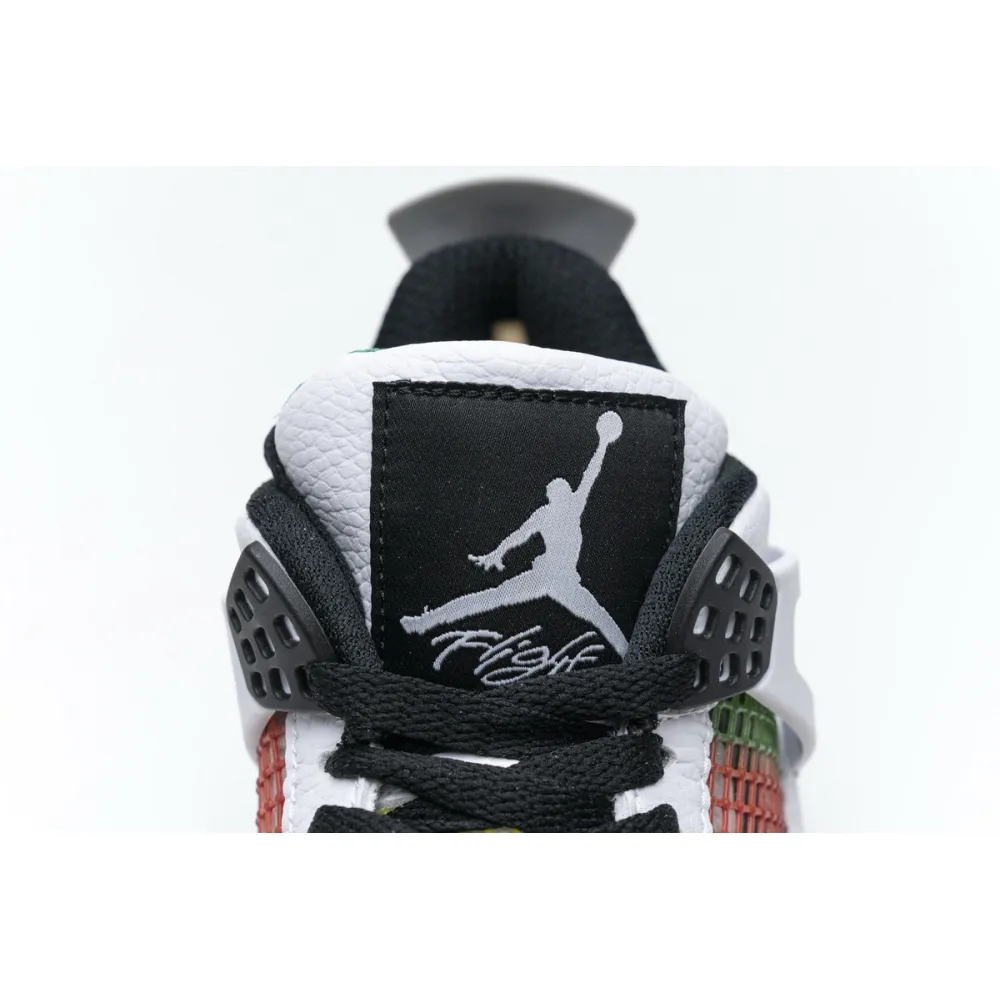 Jordan 4 Retro Lucid Green Rasta (Women