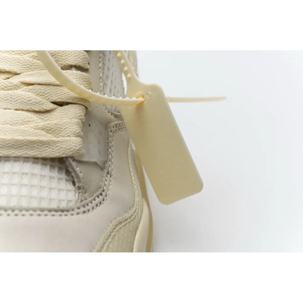Jordan 4 Retro Off White Sail CV9388-100