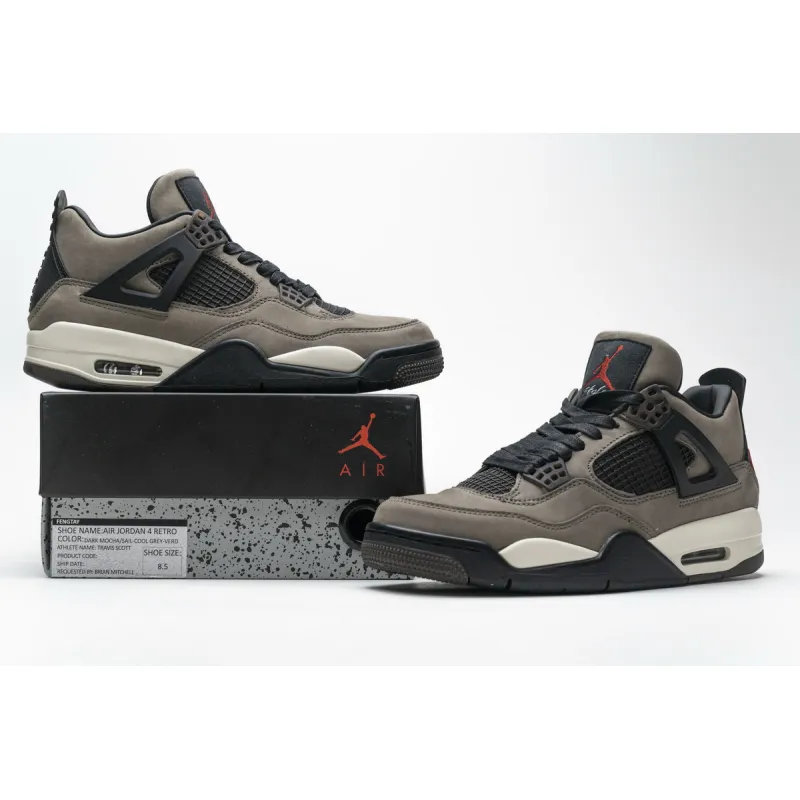 Travis Scott x Air Jordan 4 Retro Brown AJ4-882335