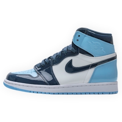 Air Jordan 1 Retro High UNC Patent 'Blue Chill' (W)