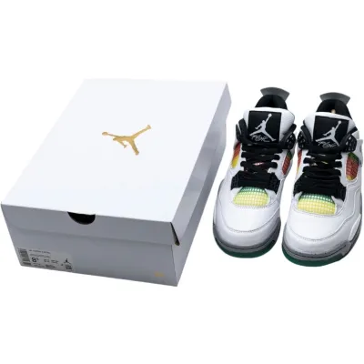 Buy Jordan 4 Retro Lucid Green Rasta AQ9129-100 - Stockxbest.com