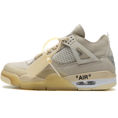 Off-White x Air Jordan 4 'Sail' (W)