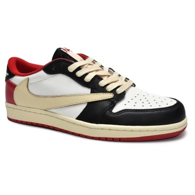 Travis Scott x Air Jordan 1 Retro Low 'Black Red'