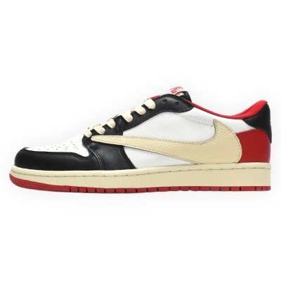 Travis Scott x Air Jordan 1 Retro Low 'Black Red'