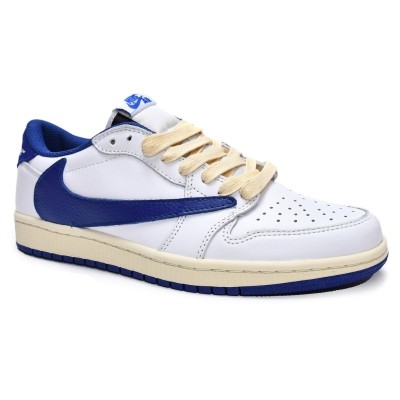 Travis Scott x Air Jordan 1 Retro Low 'Blue Bottom Barb'