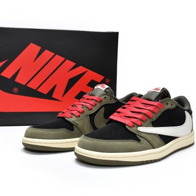 Travis Scott x Air Jordan 1 Retro Low 'Dark Green'