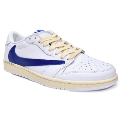 Travis Scott x Air Jordan 1 Retro Low 'White Blue'