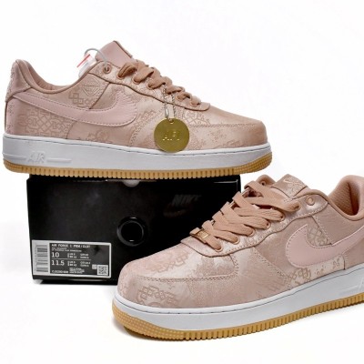 Buy CLOT X Air Force 1 Low Premium Rose Gold Silk CJ5290-600 - Stockxbest.com