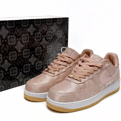 Buy CLOT X Air Force 1 Low Premium Rose Gold Silk CJ5290-600 - Stockxbest.com