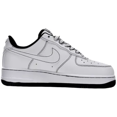 Nike Air Force 1 Low '07 'Contrast Stitch White Black'
