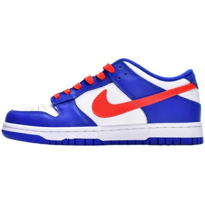 Nike Dunk Low GS 'Bright Crimson Game Royal'