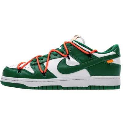 Off-White x Nike Dunk Low 'Pine Green'