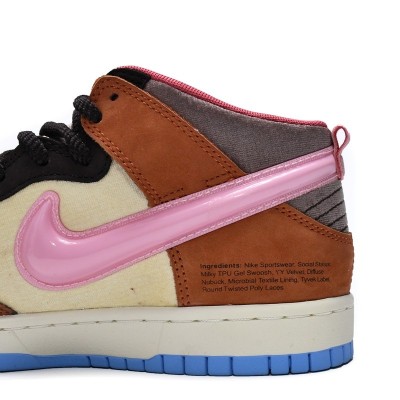 Social Status x Nike Dunk Mid 'Chocolate Milk'