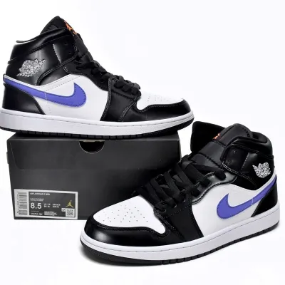 Air Jordan 1 Mid 'Black Racer Blue White'