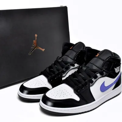 Air Jordan 1 Mid 'Black Racer Blue White'