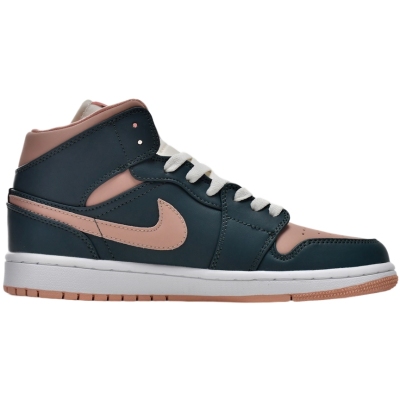 Air Jordan 1 Mid 'Dark Teal Green' (Women's)